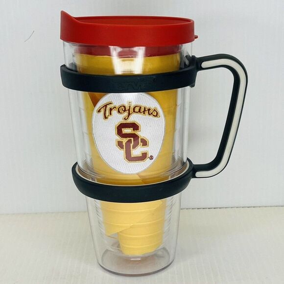 USC Trojans 24 oz Tervis With Red Lid and Handle - Picture 1 of 10